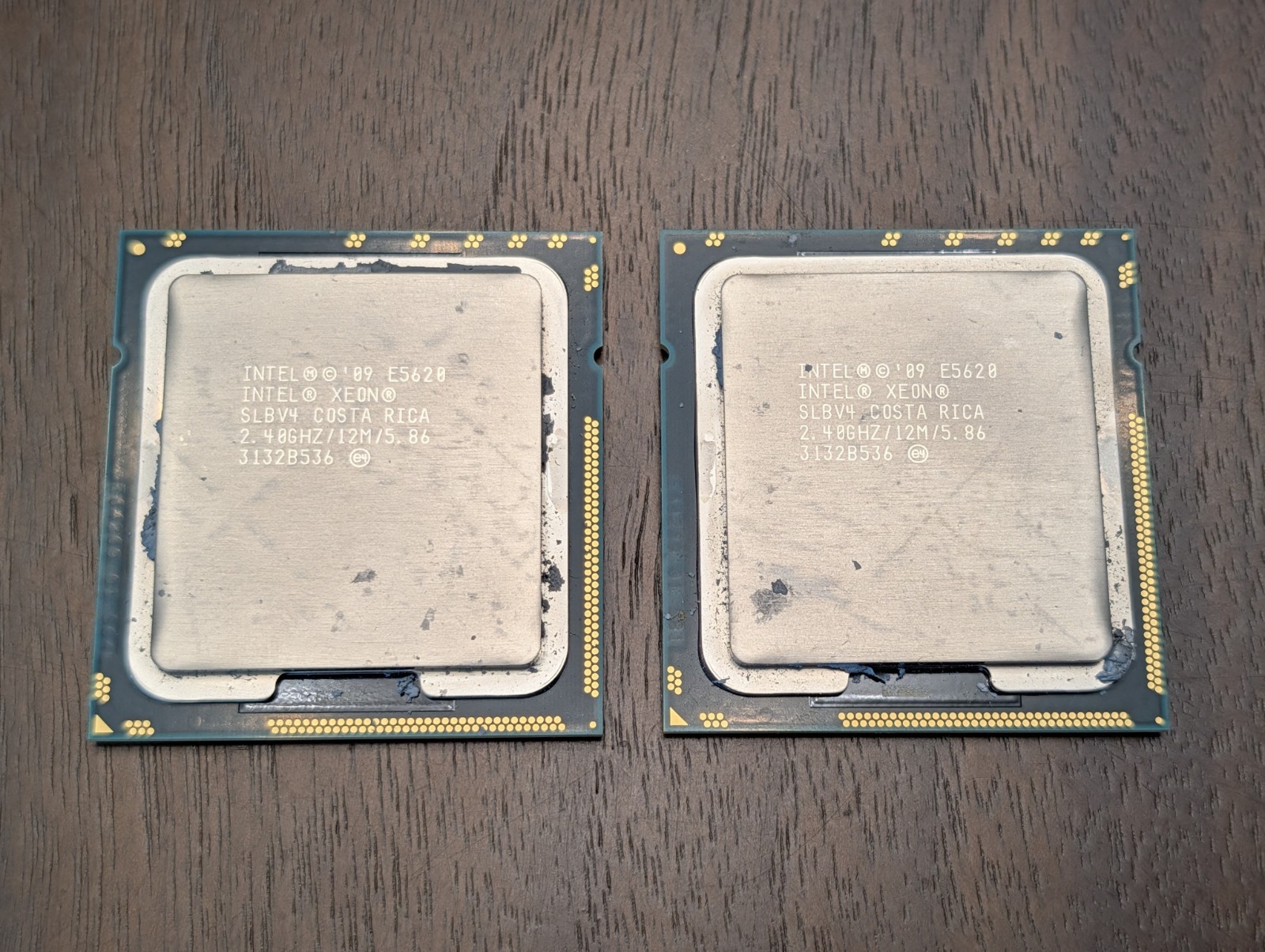 Lot of 7 Intel Xeon CPUs E5620 E5-2643 E5-4610 v4 LGA1366 LGA2011 LGA2011-3