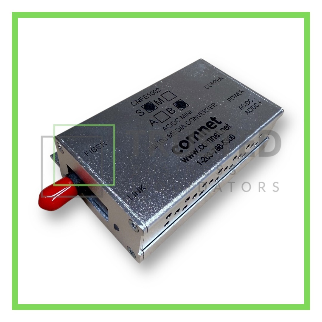 ComNet CNFE1002SAC1B-M 10/100 Mbps Ethernet Media Converter, Single-Mode Fiber