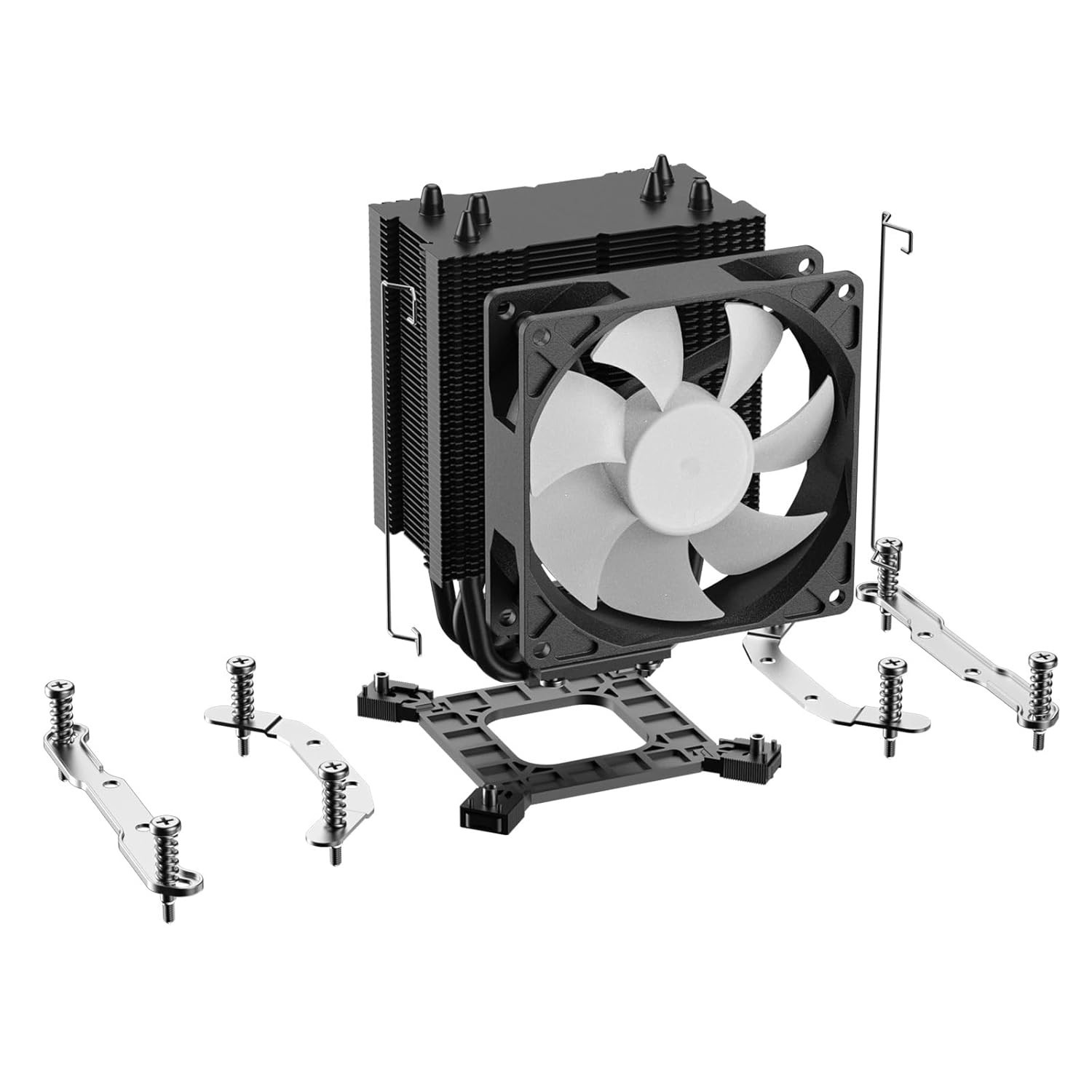 Efficient V3 CPU Cooler – Compact 133mm Design for AMD & Intel Systems