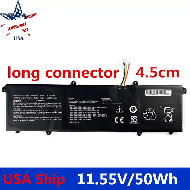Asus Vivobook 17X K1703Z 11.55V Battery 0B200-03750400 C31N1905-1 50WH
