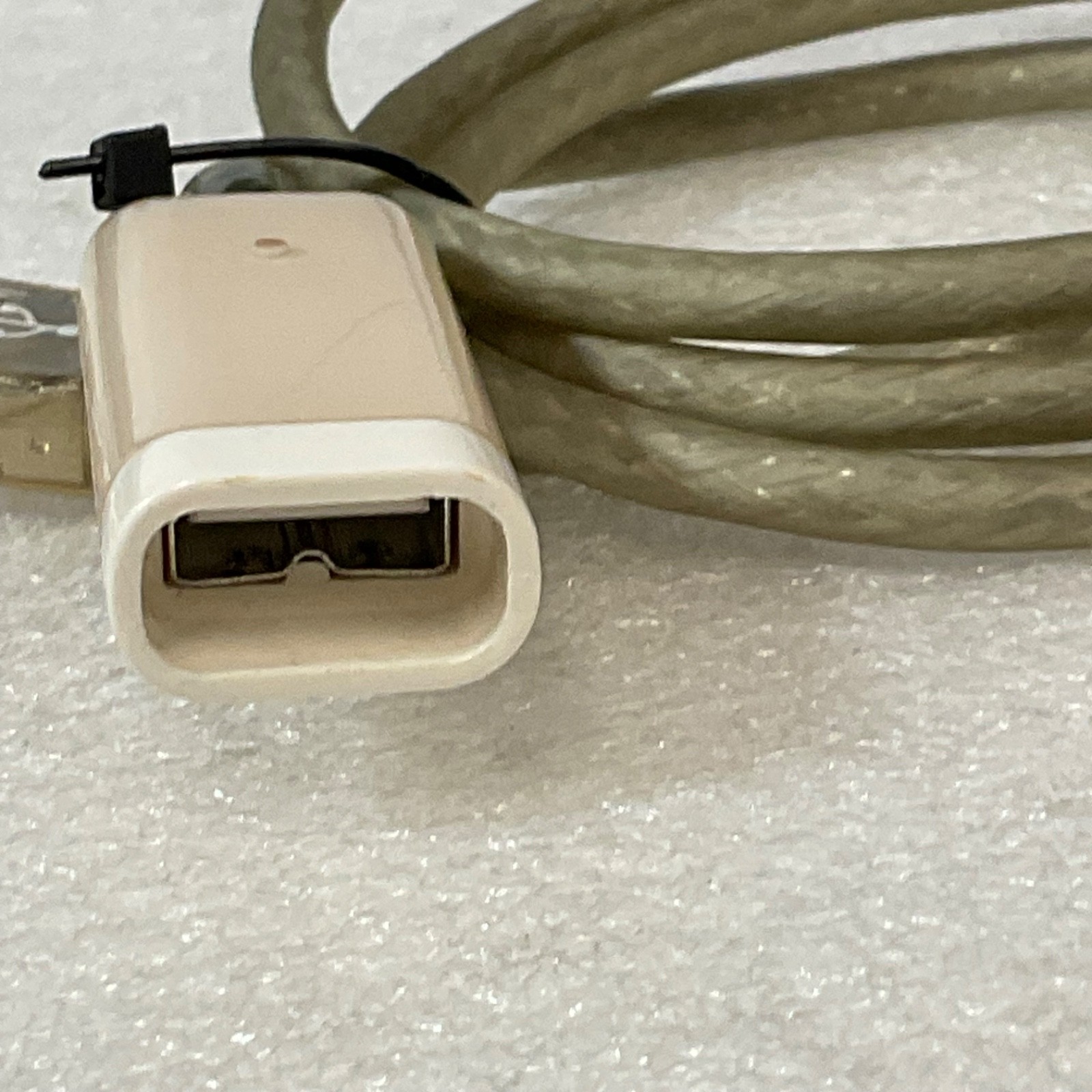 USB A Male to USB A Female Extension Cable Translucent Beige 40 in