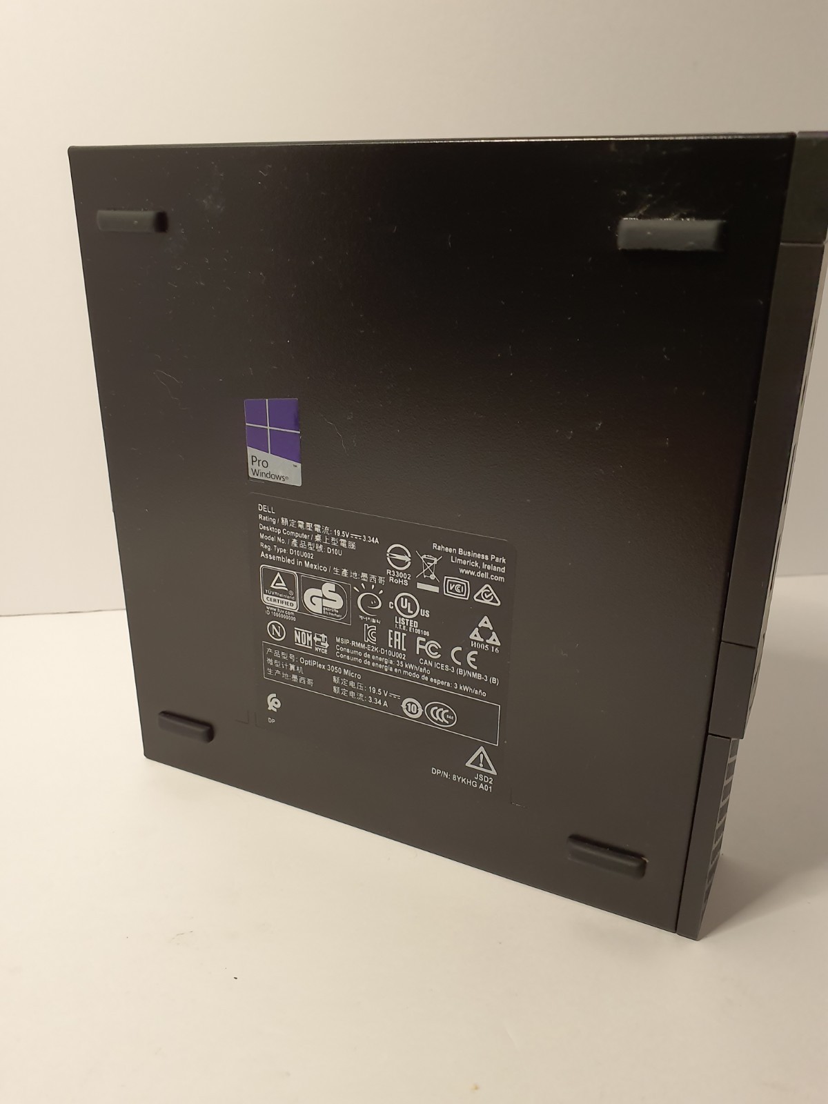 Dell OptiPlex 3050 Micro (500GB, Intel Core i3-7100T, 4GB Ram) No A/C Adapter