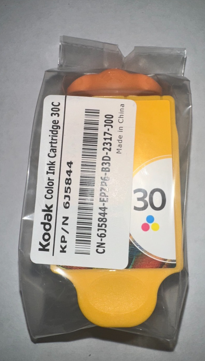 2pk NEW! GENUINE Kodak 30 Black & Color Ink Cartridge 8781098 30B 30C FREE SHIP