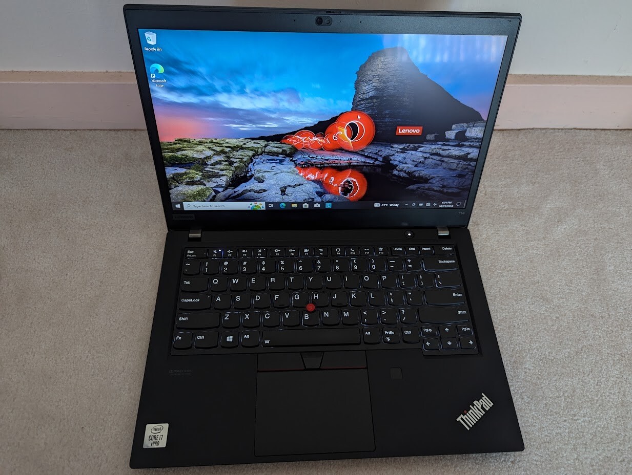 Lenovo T14 G1 i7-10610U 48GB RAM/500 GB SSD – Win 10 Pro TOUCHSCREEN