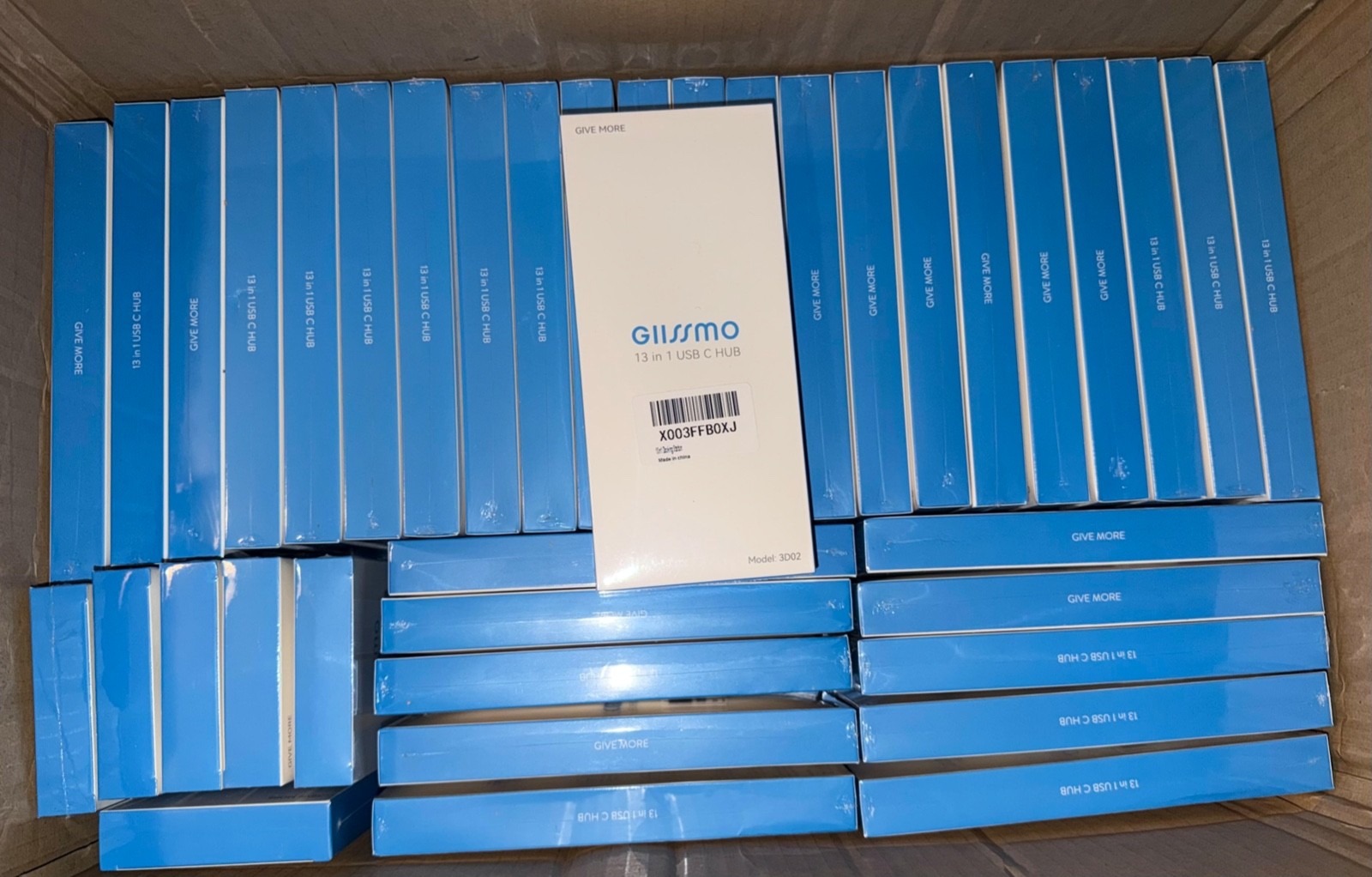Lot of 100 Laptop Docking Station Ethernet SD/TF 13-in-1 USB C RJ45 PD 3.0 HDMI