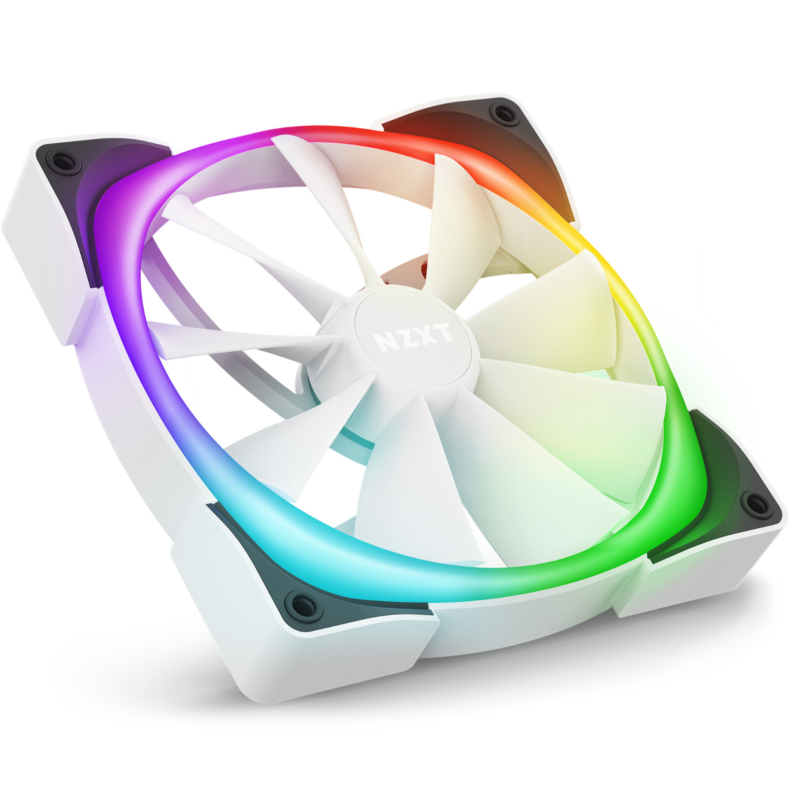 NZXT AER RGB 2 140mm RGB Fluid Dynamic Bearing PWM Fan White BRAND NEW