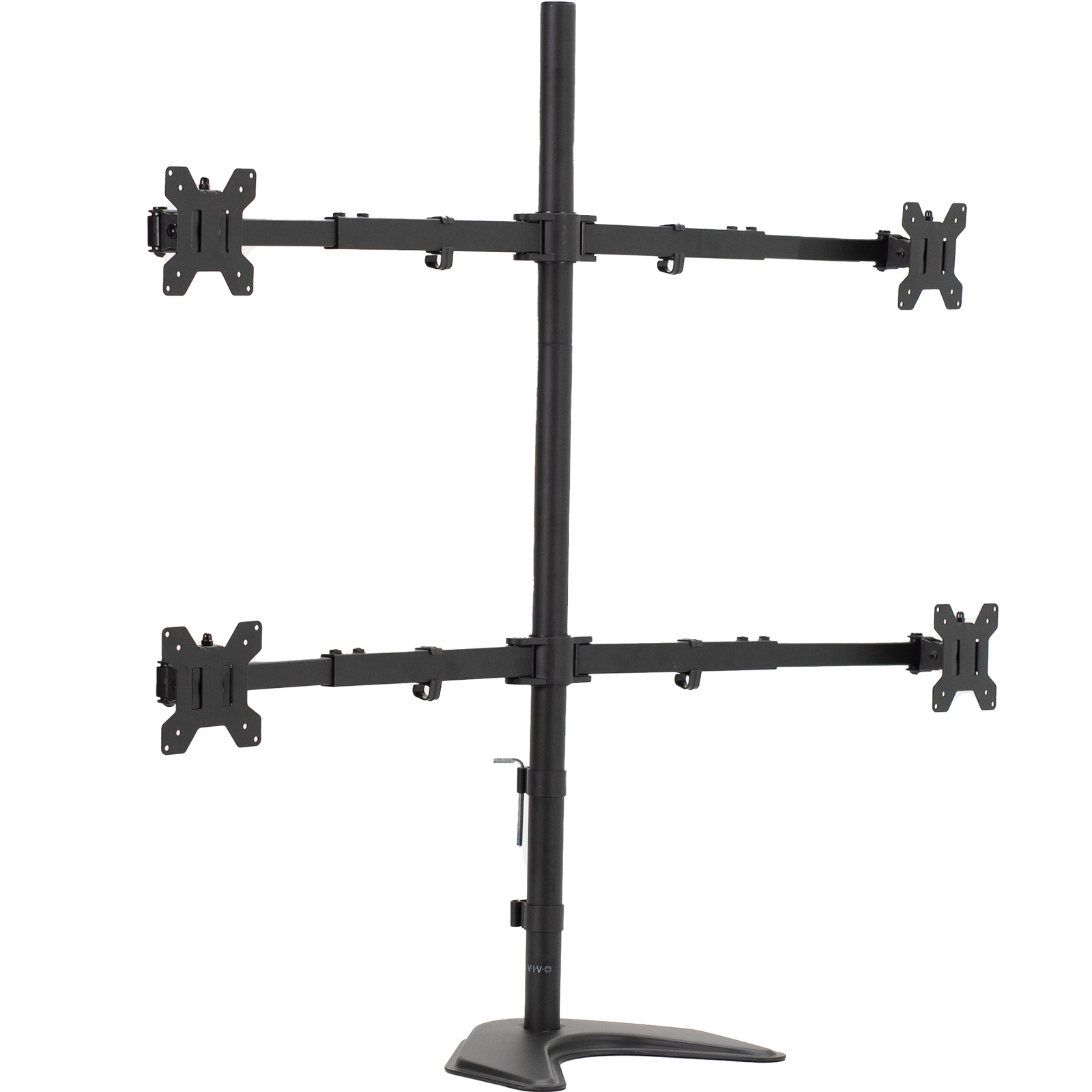 VIVO Telescoping Quad Ultra Wide 27″ to 38″ Monitor Freestanding Desk Stand
