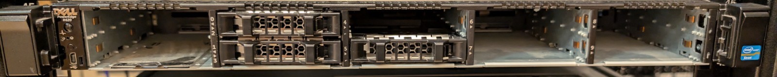 Dell Poweredge R620 10x 2.5″ bay with 256GB (16x16gb) DDR3, 2x E5-2690v2, H710