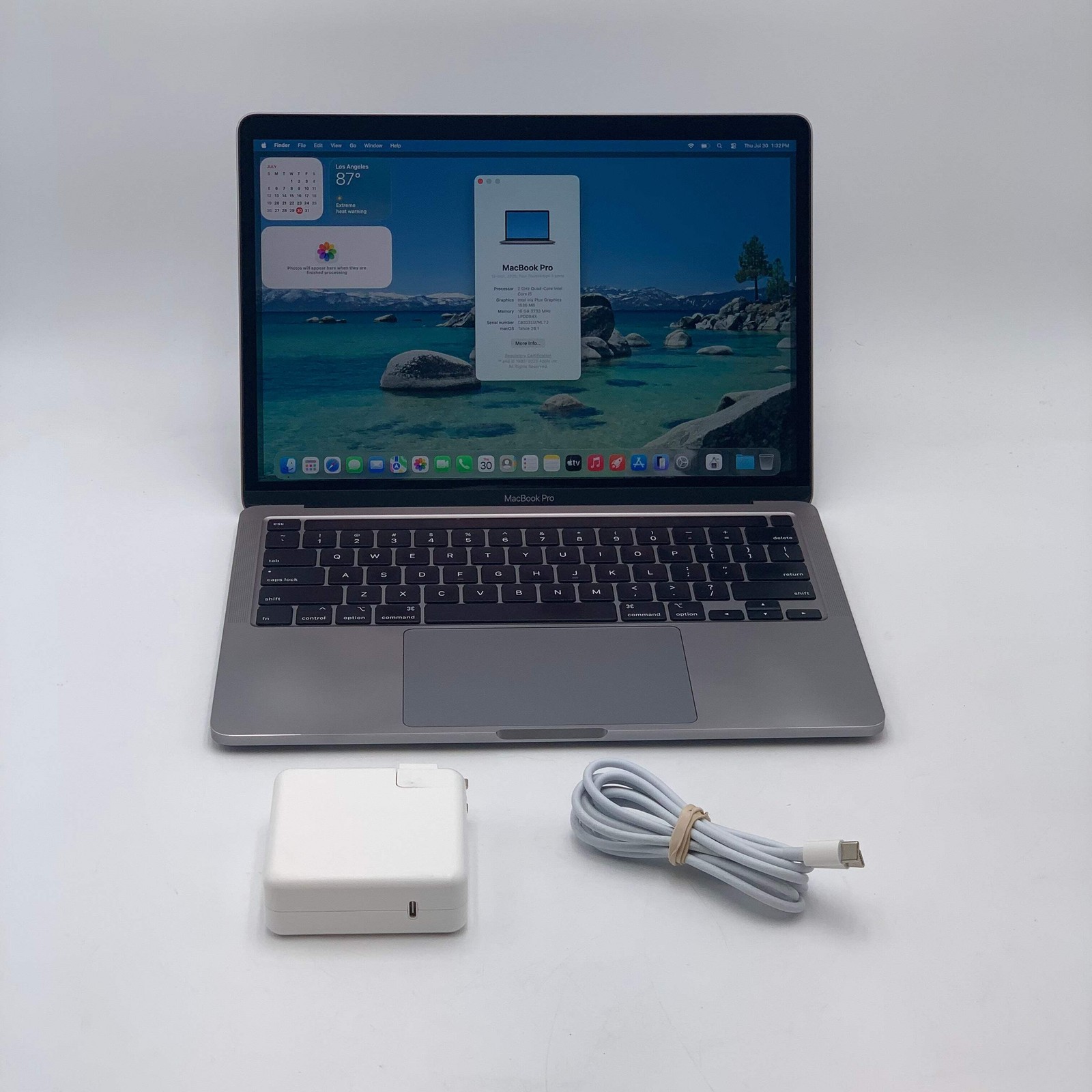 Apple MacBook Pro 13 Inch 2.0 GHz Core i5 1TB SSD 16GB 3733MHz RAM 2020 A2251