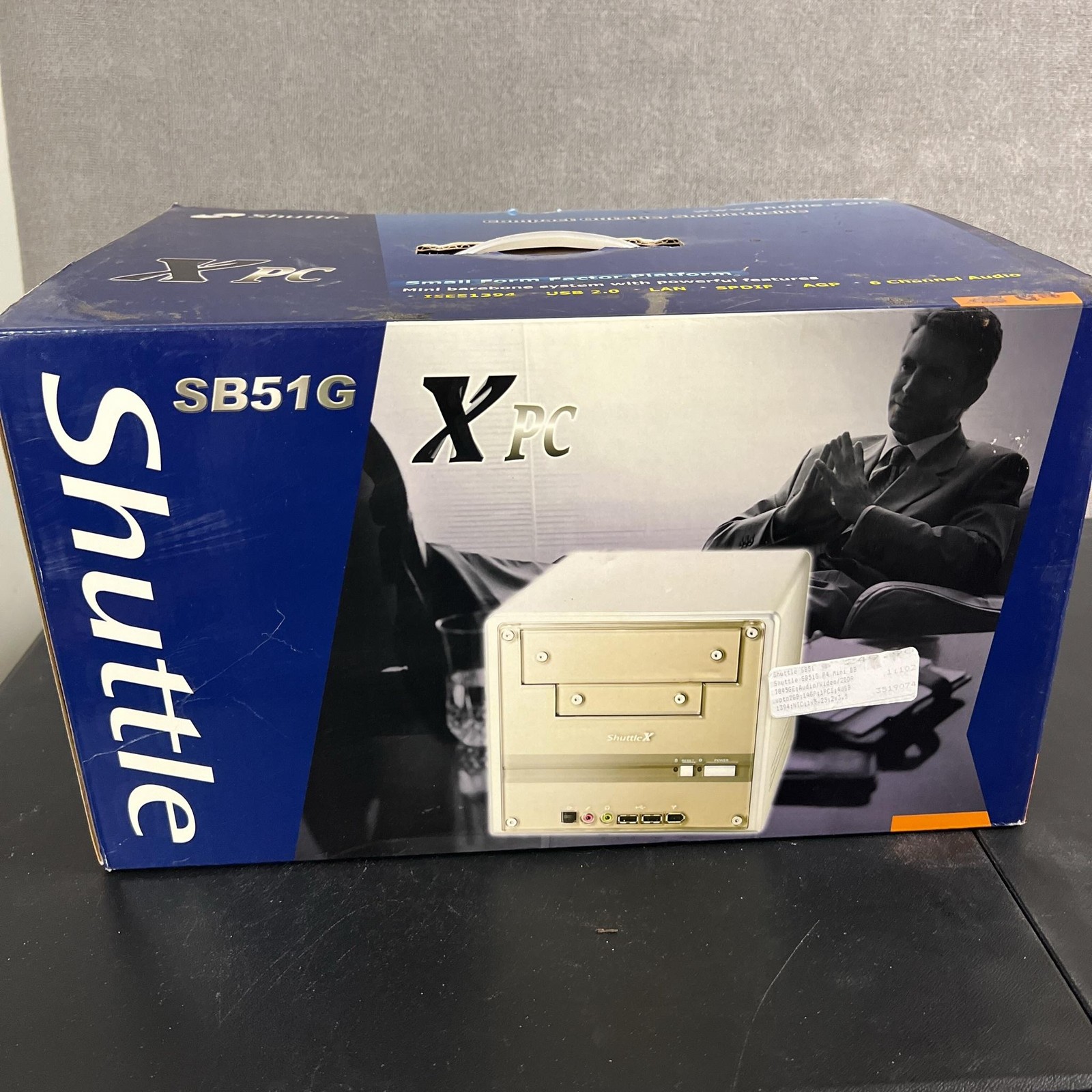 Shuttle XPC SB51G SFF Desktop Barebone System Silver USB2.0 LAN VGA Retro PC