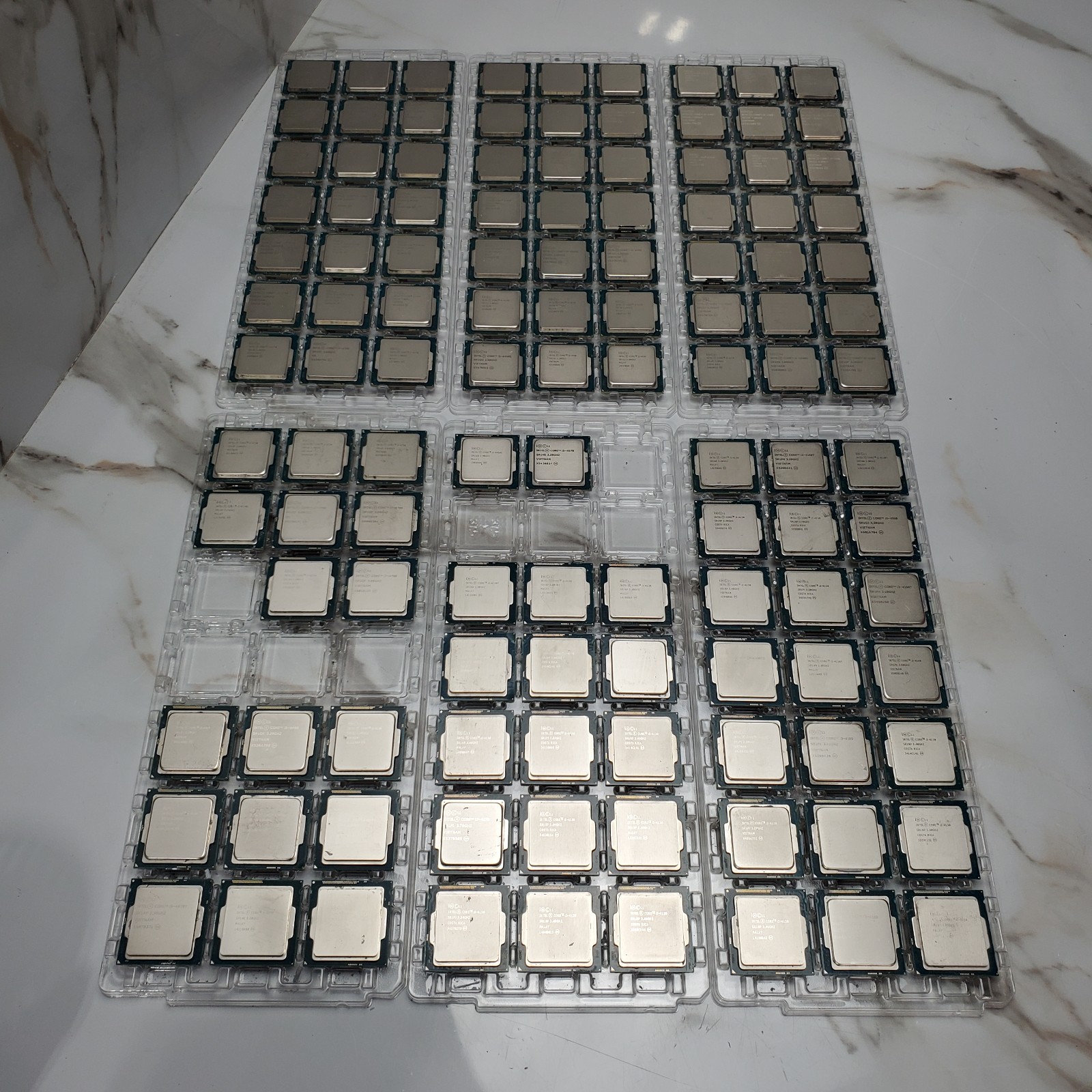 (Lot of 118) Intel 4th Gen Core i3 i5 i7 Desktop CPUs – Mixed Processor Lot READ