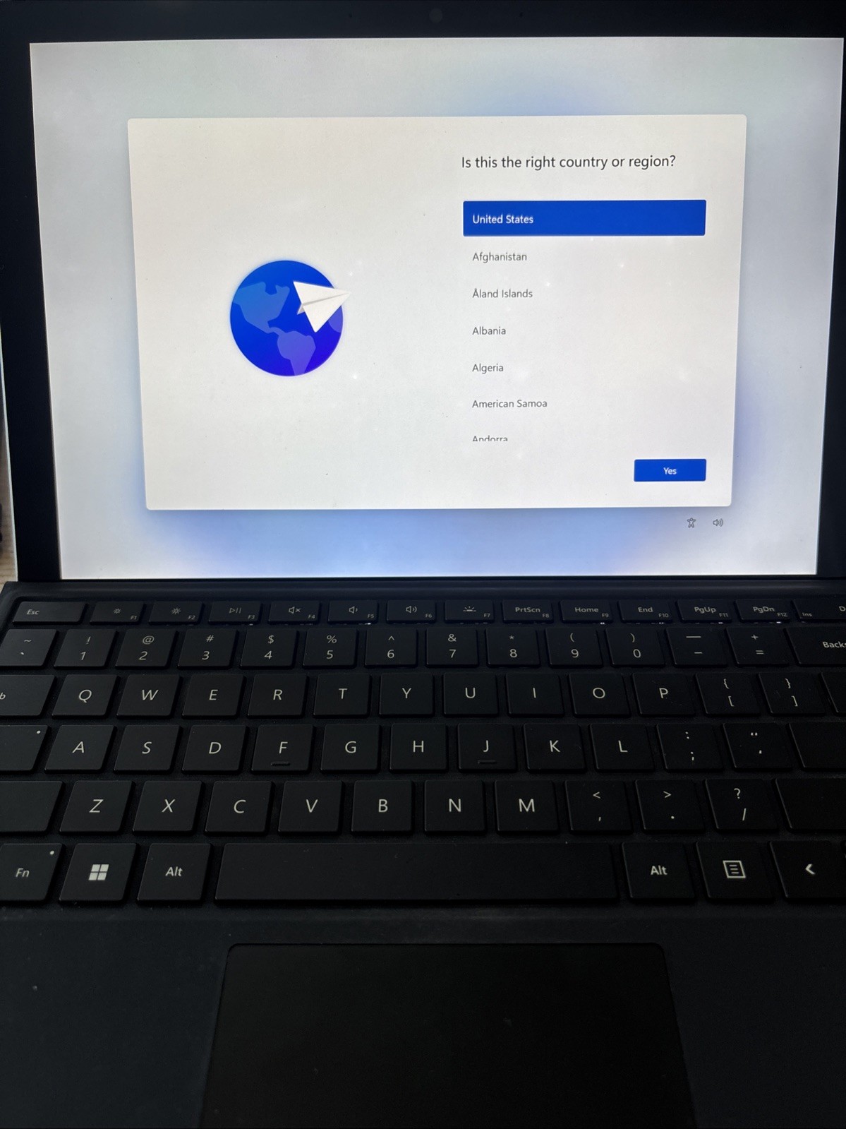 Microsoft Surface pro 7 ten inches with charger and case and stylus