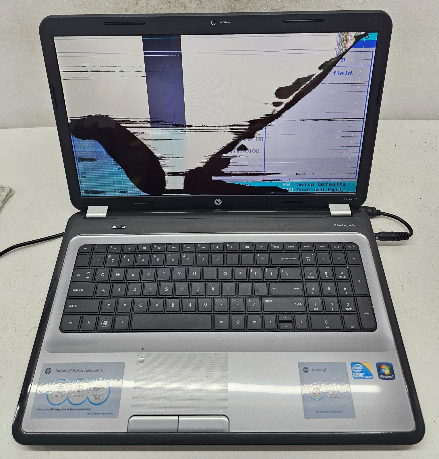 HP Pavilion G7-1070US 17.3″ Laptop Intel Core i3-380M 4GB Ram NO HD/OS (FL)