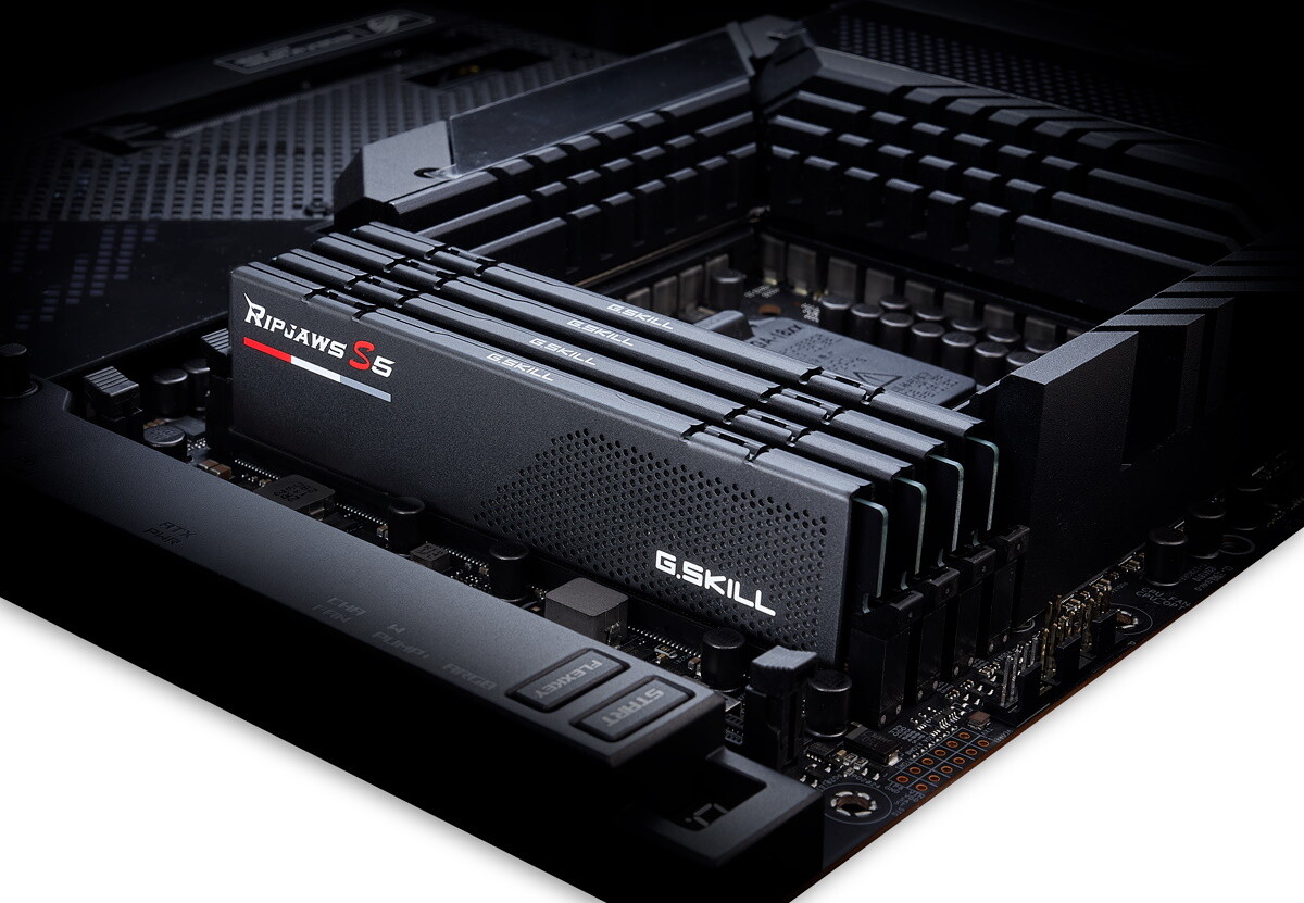 64GB G.Skill DDR5 Ripjaws S5 6000MHz CL30 Dual Channel Kit 2x 32GB Black