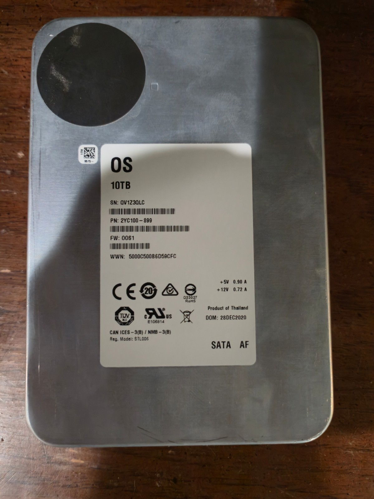 White Label OEM 10TB 7.2K RPM SATA 6 Gb/s 4Kn 3.5″ OS HDD