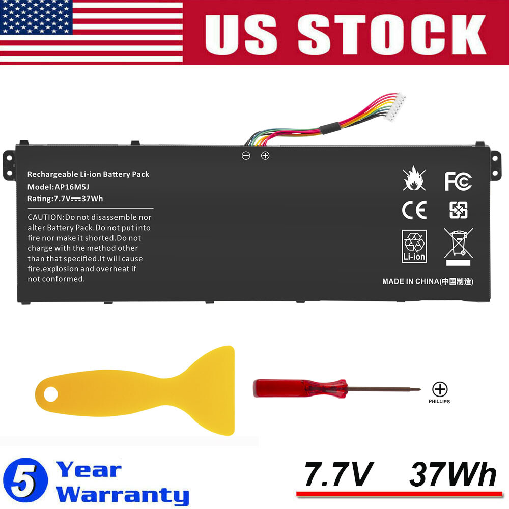 Replacement Battery For Acer Aspire 3 A314-31 A315-21 A315-31 AP16M5J 7.7V-37Wh