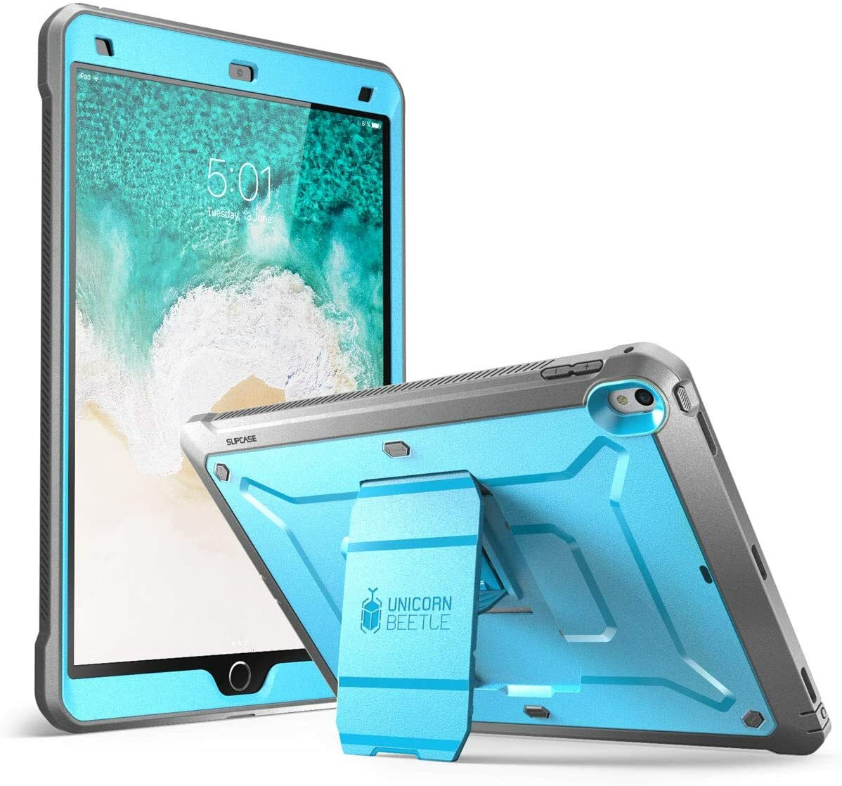 SUPCASE for Apple iPad Pro 10.5″ 2017, Full-Body Screen Case Rugged Stand Cover
