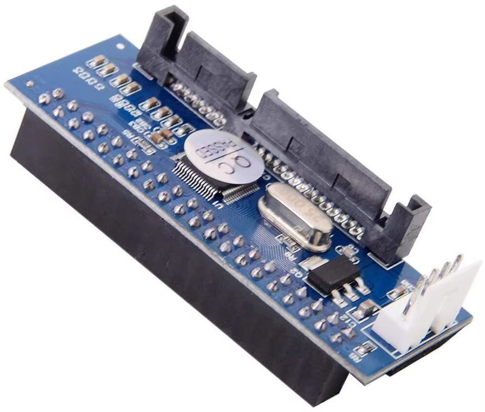 IDE/PATA 40Pin Disk To SATA Female Converter Adapter PCBA For 3.5″ Hard disk