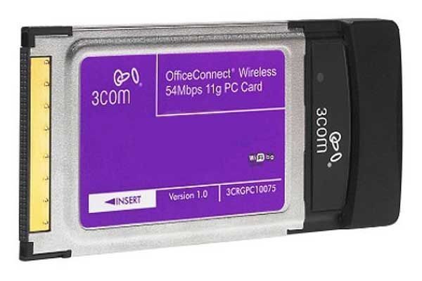 3Com 54Mbps 802.11g Wireless PCMCIA PC Card LAN Adapter (Brand New, Sealed)