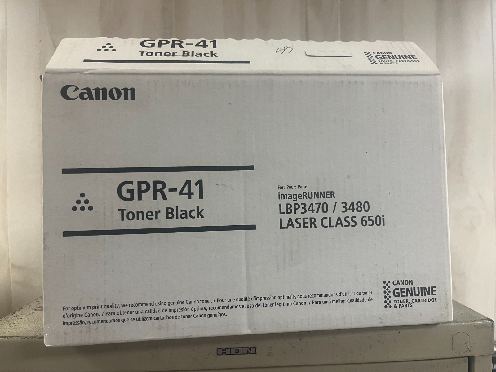 Canon GPR-41 Black Standard Yield Toner Cartridge (3480B005AA) OPEN BOX SB