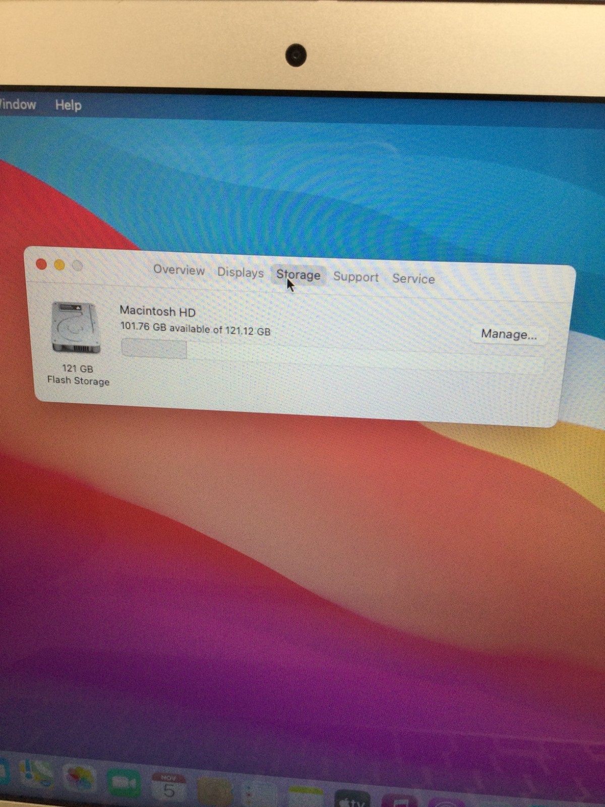 MacBook Air 13.3 in (128GB SSD, Intel Core i5 5th. Gen., 1.6GHz, 4GB RAM)