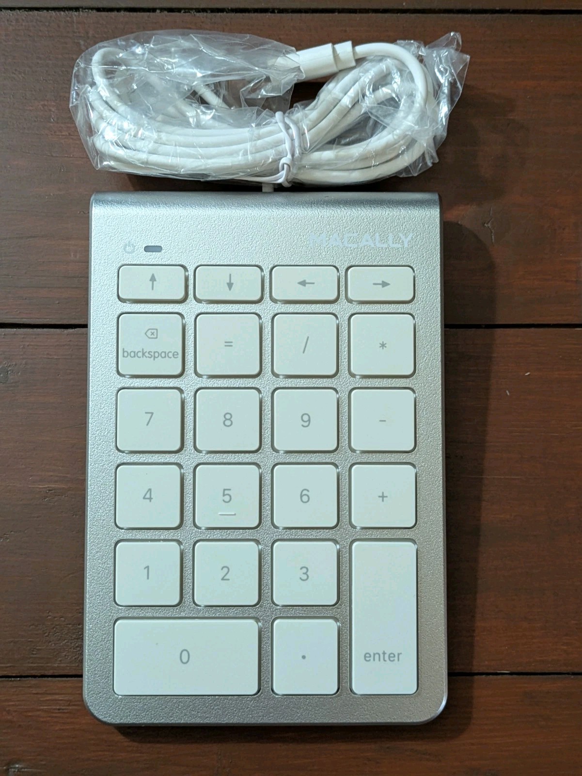 Macally Wired USB C 22 Numeric Keypad (UCNUMKEY22) for MAC Windows iOS Android