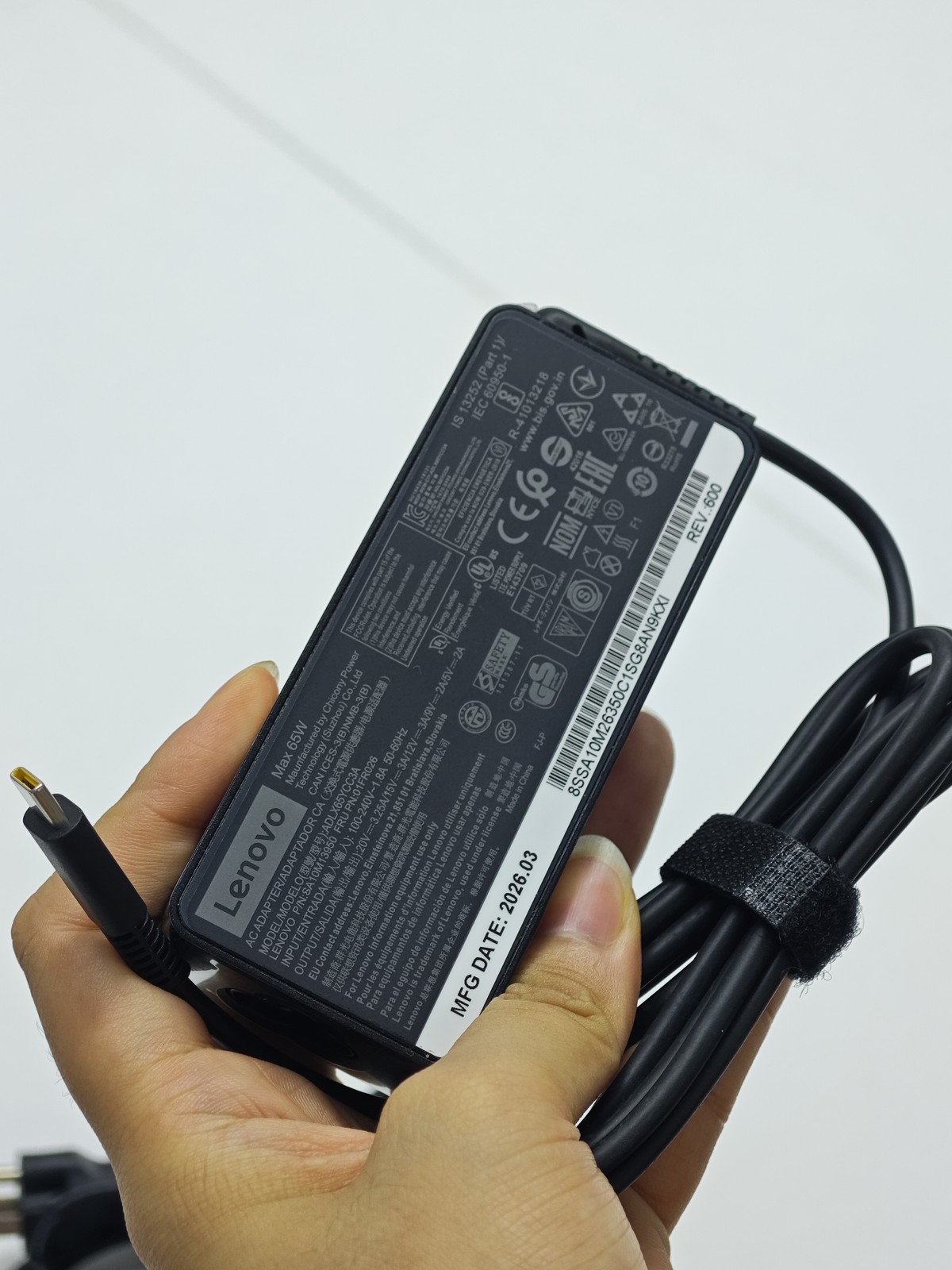 Genuine OEM Lenovo 65W USB-C Adapter Charger ThinkPad X1 Carbon Yoga ADLX65YLC3A