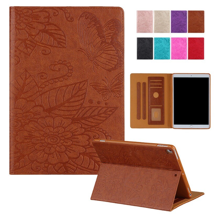 Case For iPad 7th 6th 5th Gen Mini 4 5 Air 11 2024 (M2) Leather Stand Flip Cover