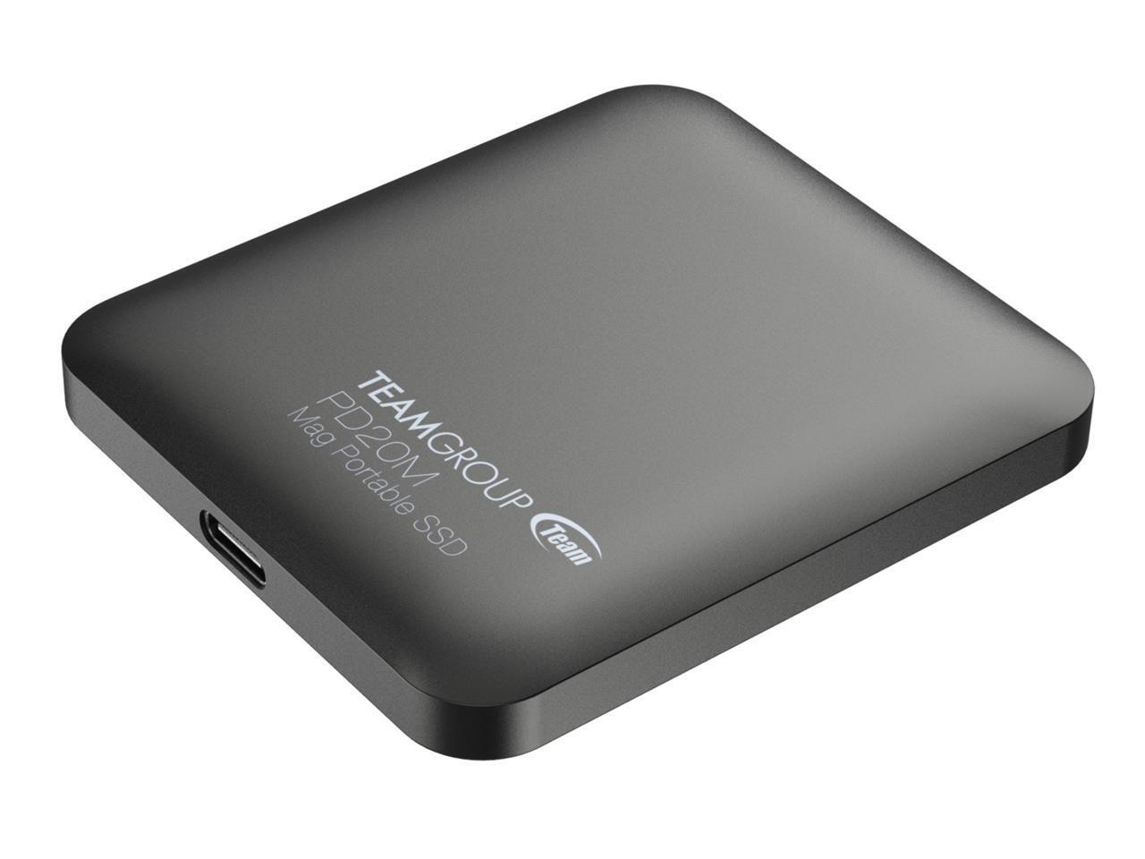 Team Group PD20M 2TB Mag Portable SSD, Up to 2000MB/s, USB3.2 Gen 2 Titanium Gra
