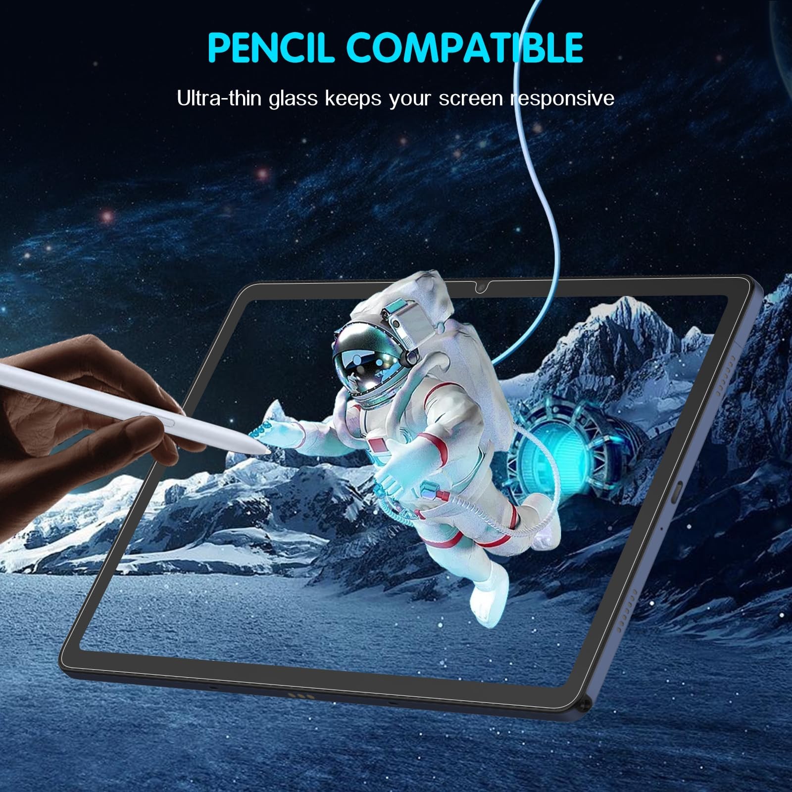 2x Protector De Pantalla Cristal HD Para Samsung Galaxy Tab A9+ PLUS 11″ 2023