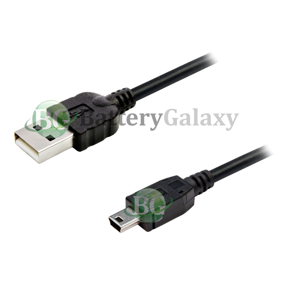 Black 3FT 2.0 USB Cable Type A to Mini B Male to Male 5 PIN for Camera