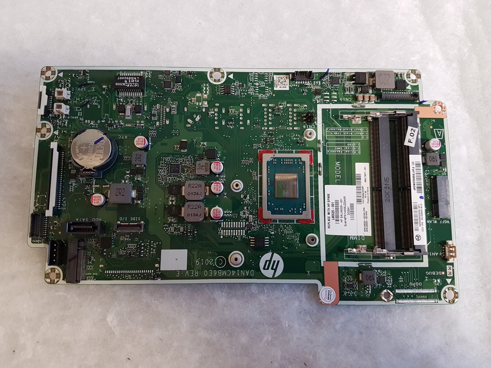 HP AIO 22-DF0222 Monk-D,AMD Dali,Athlon 3150U MOTHERBOARD L90520-001 L95008-001