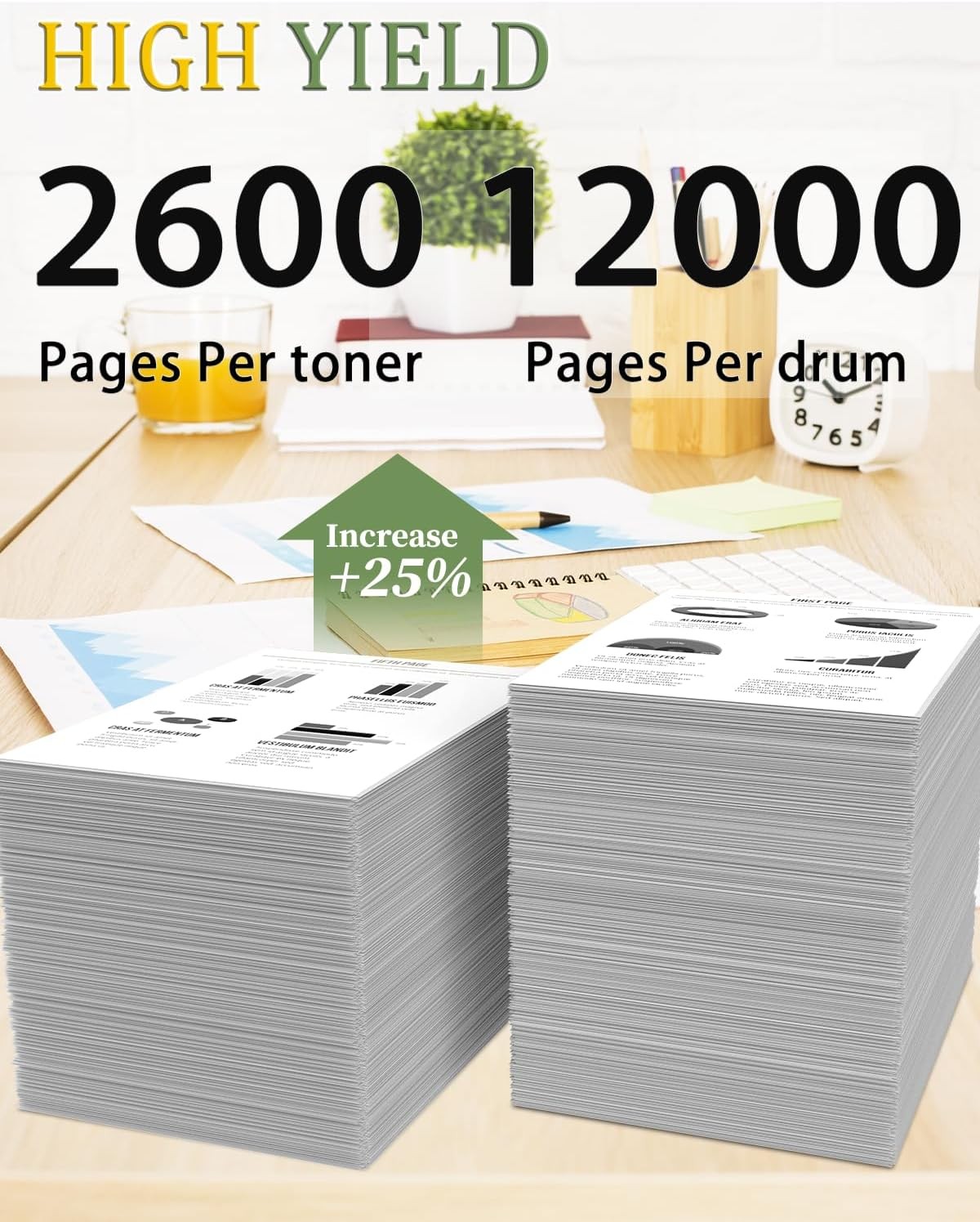 4*TN660 Toner 3*DR630 Drum For Brother TN-630 MFC-L2700DW HL-2300D DCP-L2540DW