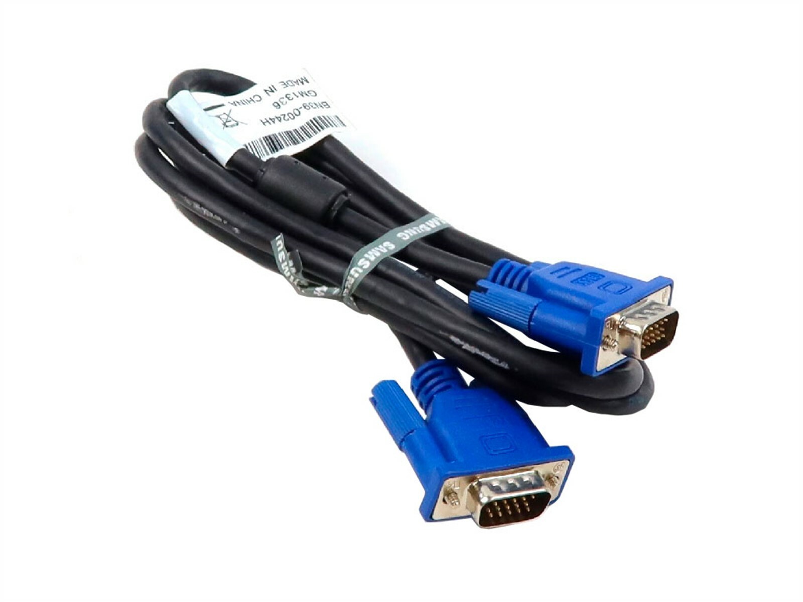 SAMSUNG 5FT HD15 MALE-TO-MALE CONNECTOR VGA SVGA D-SUB VIDEO CABLE BN39-00244H