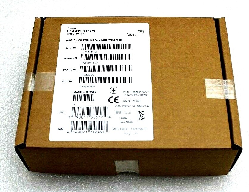 P10330-001 Mellanox Nvidia ConnectX-4/5/6 Extension Kit Auxiliary Card MTMK0012