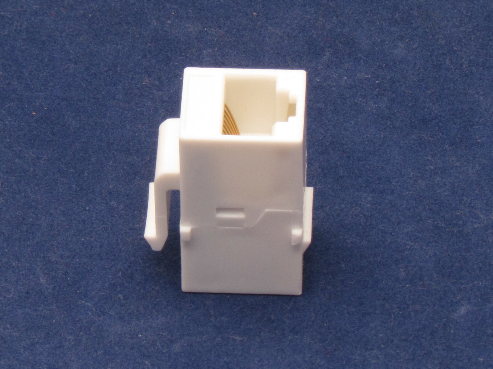 10 pcs Lot CAT5 Inline RJ45 Keystone Wall Coupler Jack Adapter 8P8C White CAT5e