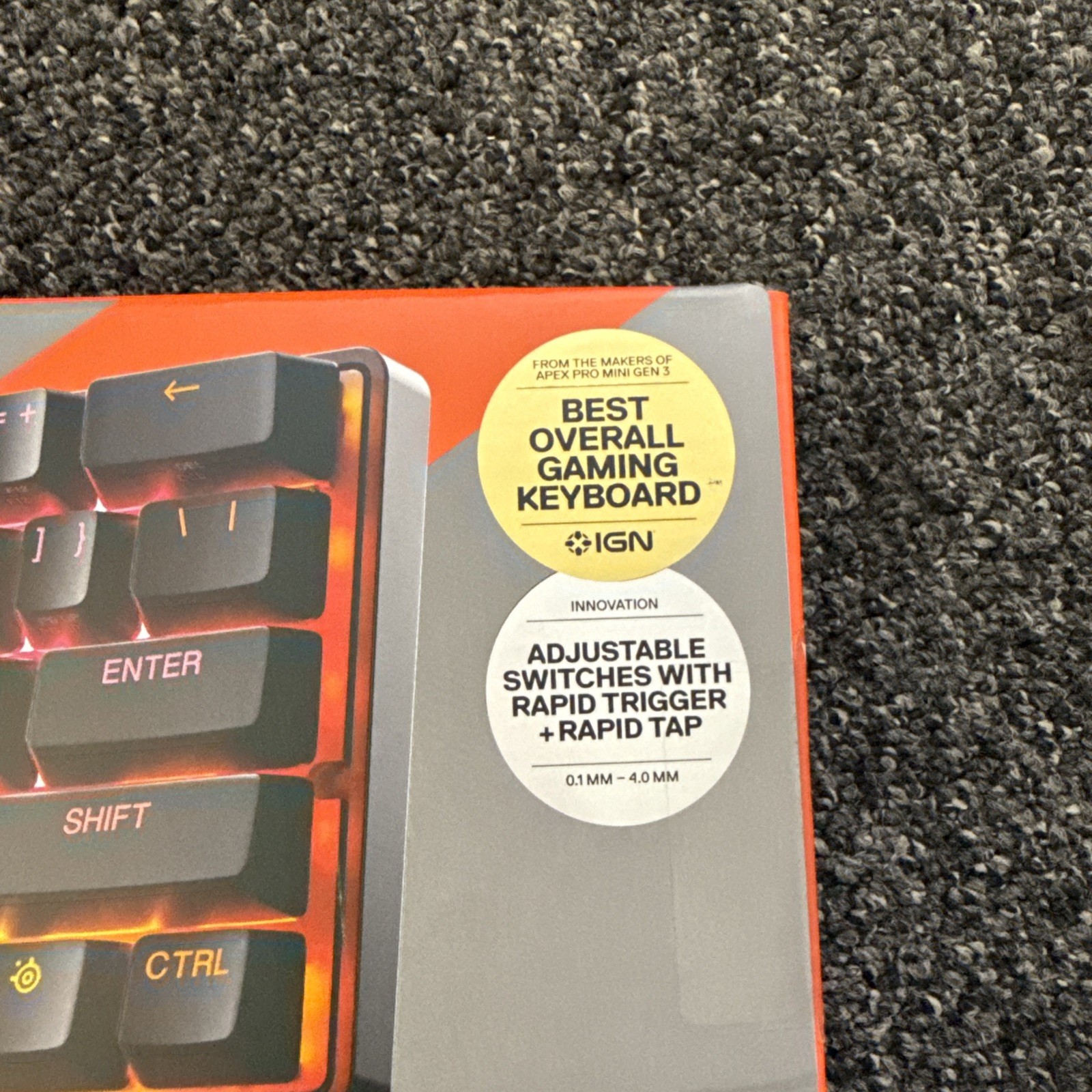 SteelSeries Apex Pro Mini Gen 3 OmniPoint 3.0 Illuminated Keyboard