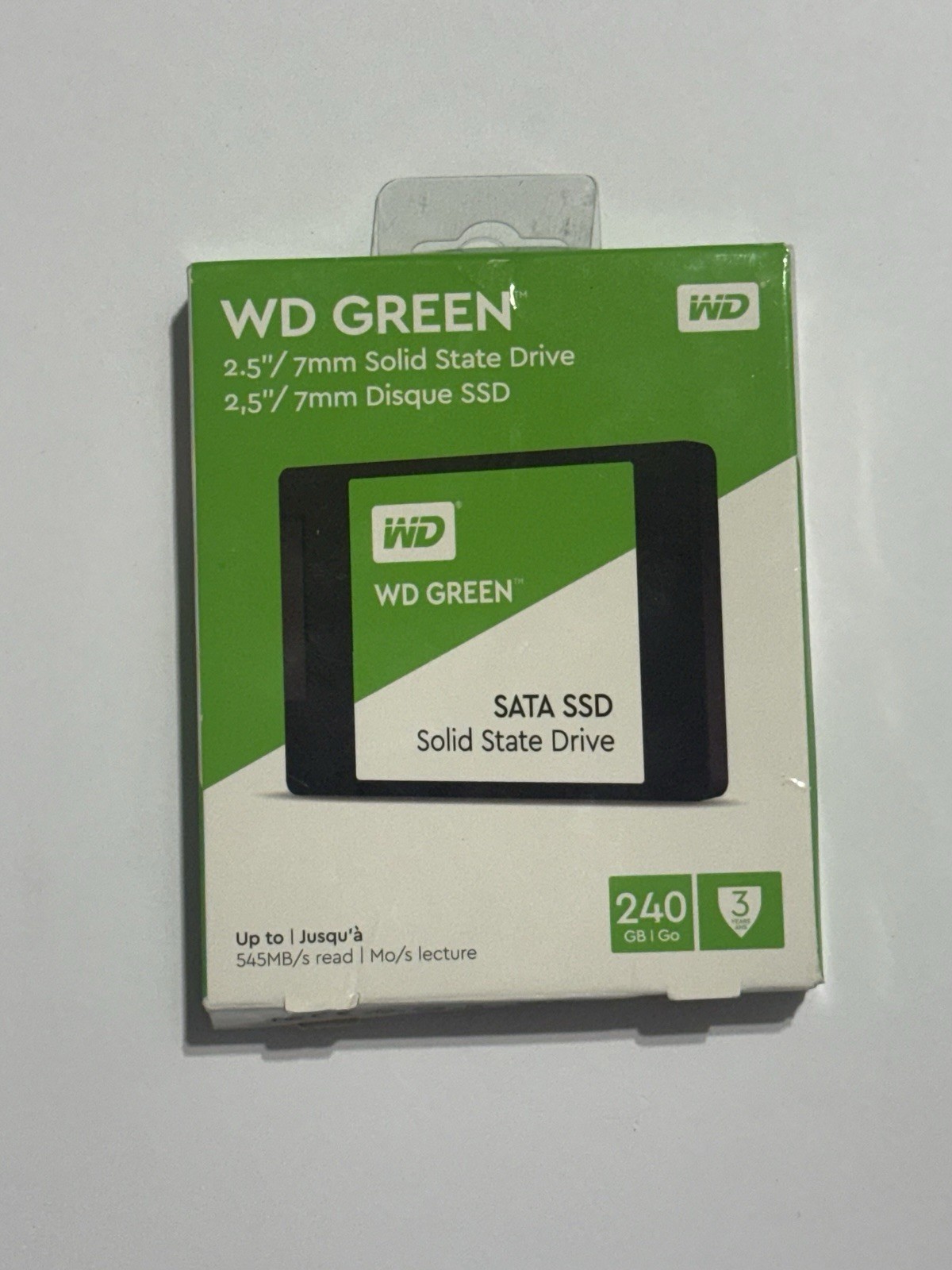 Western Digital WD 2.5″ WD Green SATA SSD 240GB eSATA III 6Gbps SSD WDS240G2G0A