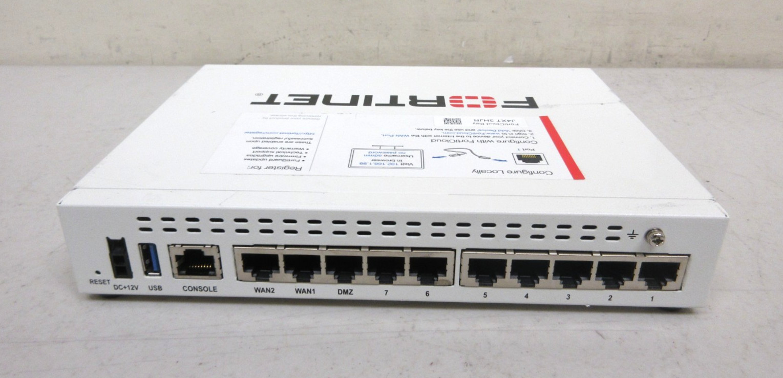 Fortinet FG-61E-USG Fortigate-61E Network Security Firewall Appliance