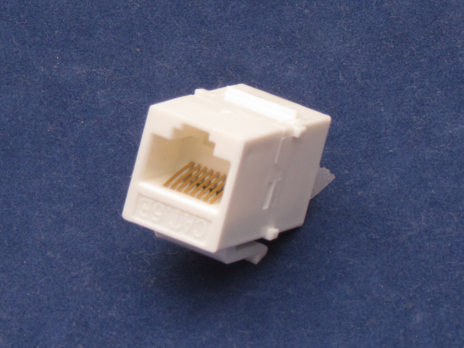10 pcs Lot CAT5 Inline RJ45 Keystone Wall Coupler Jack Adapter 8P8C White CAT5e