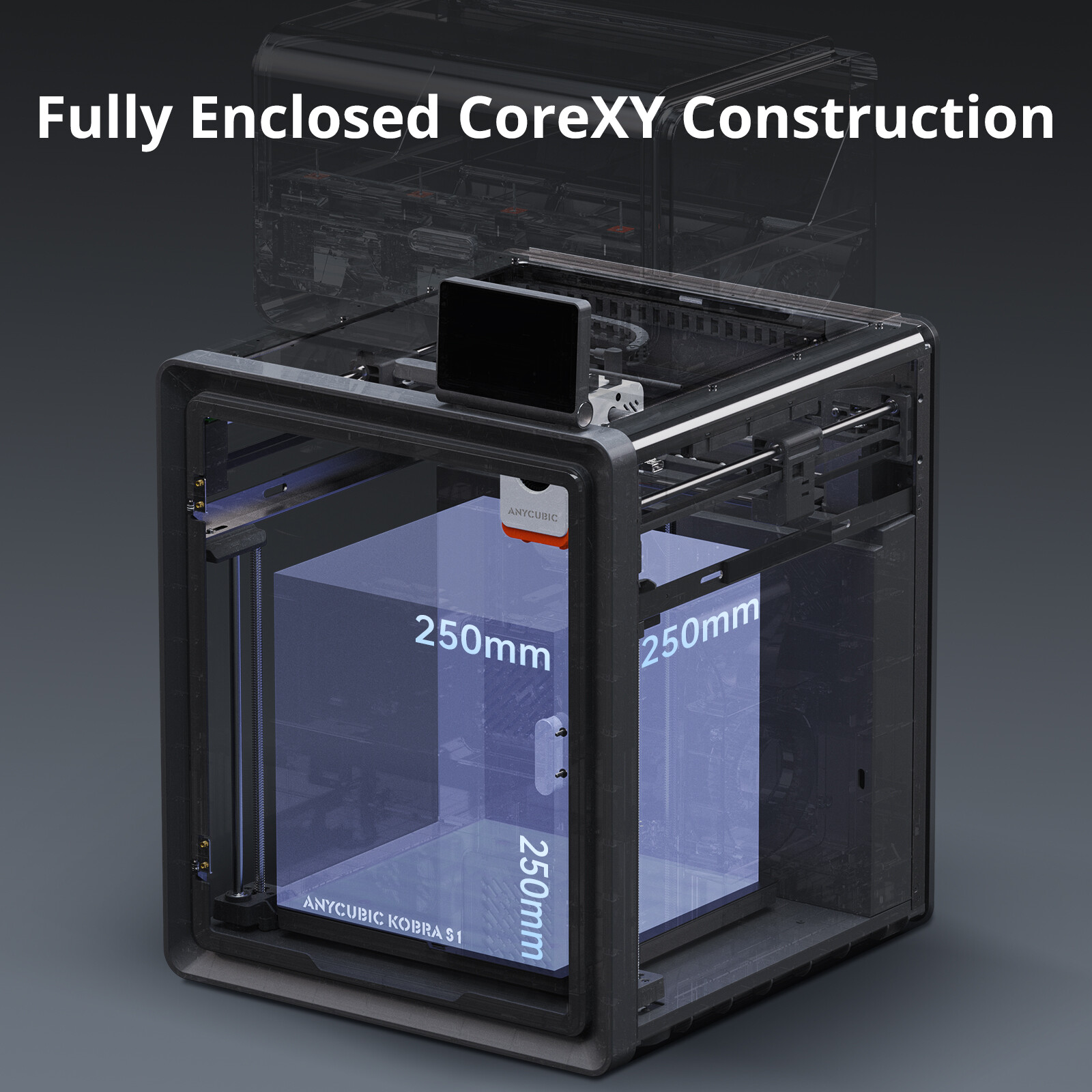【OPEN BOX】ANYCUBIC Kobra S1 Combo Core XY 3D Printer FDM Multicolor Printing