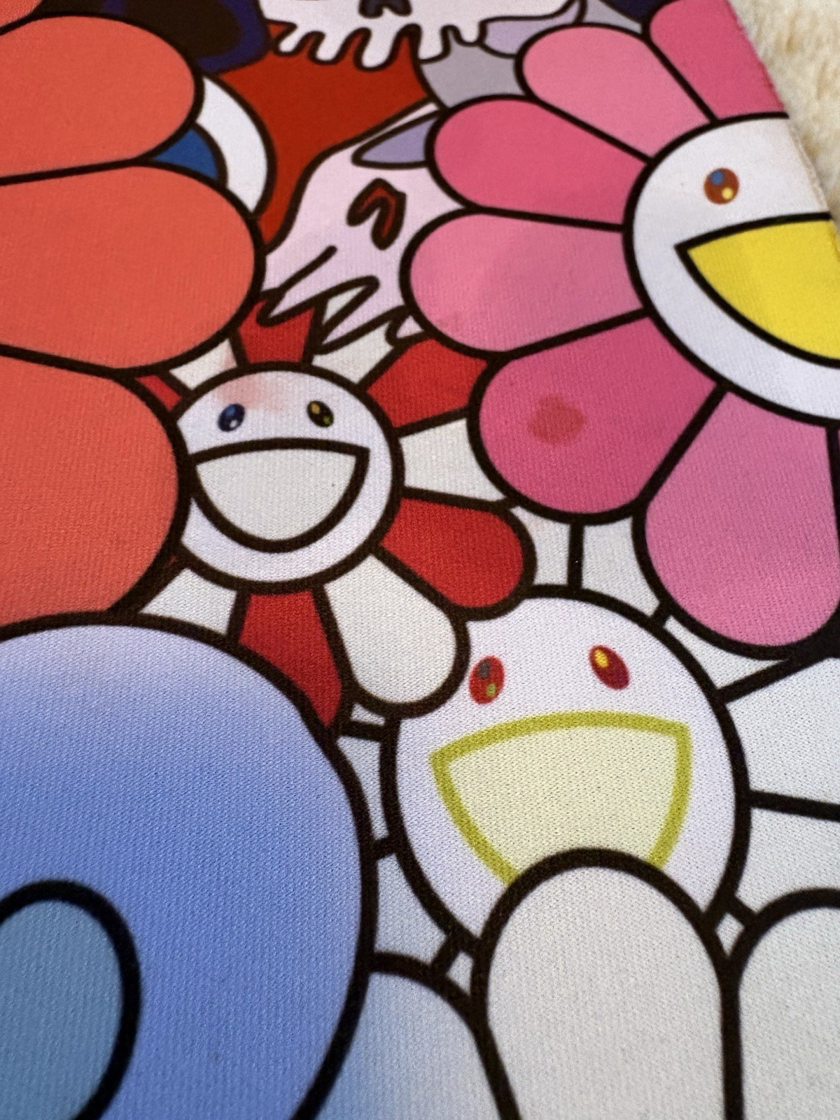Takashi Murakami Multicolor Patterned Non-Slip Large Mouse Pad