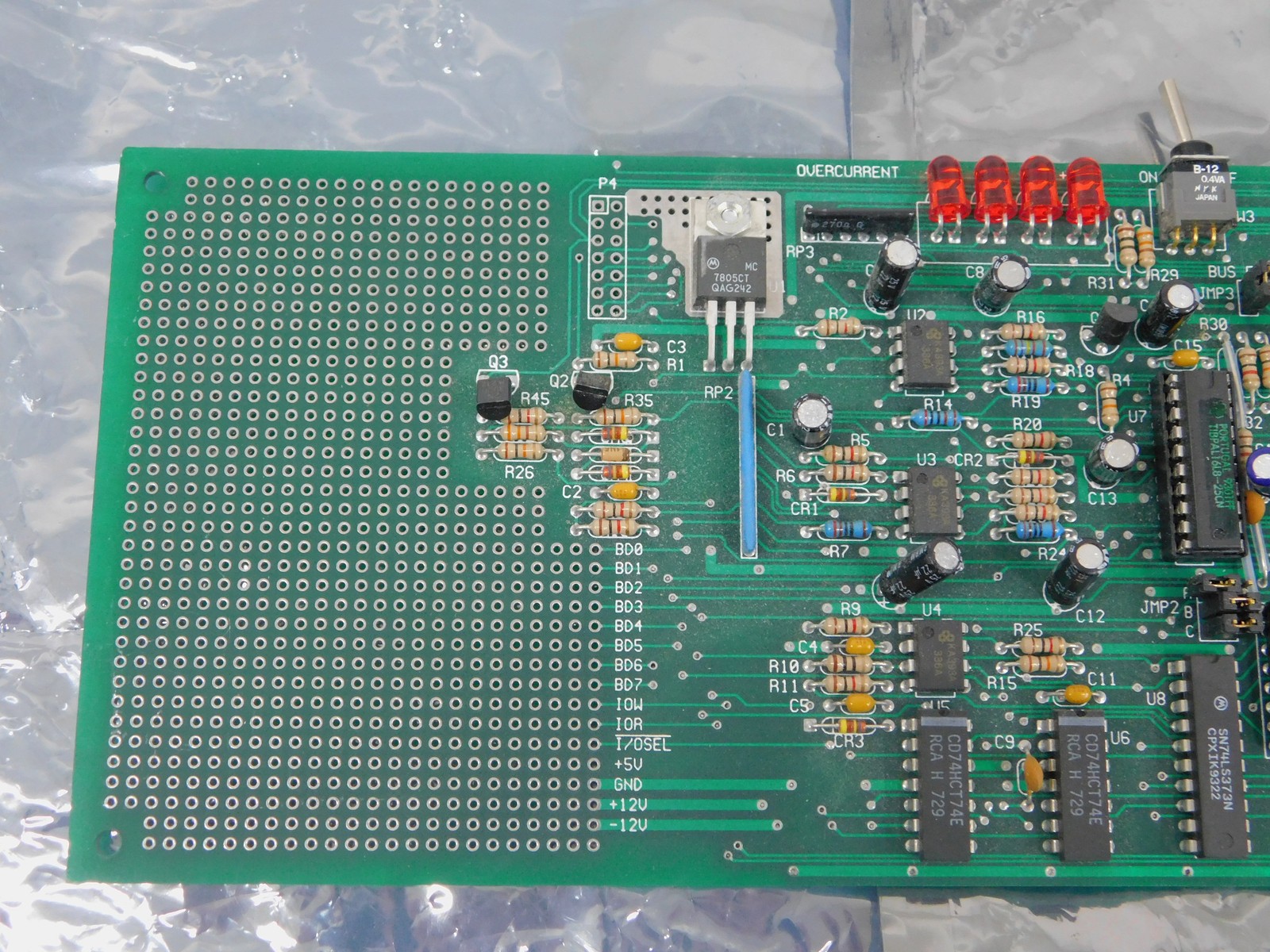 Azcom Unitest Universal PC Extender Board for Vintage 1990 IBM Computer