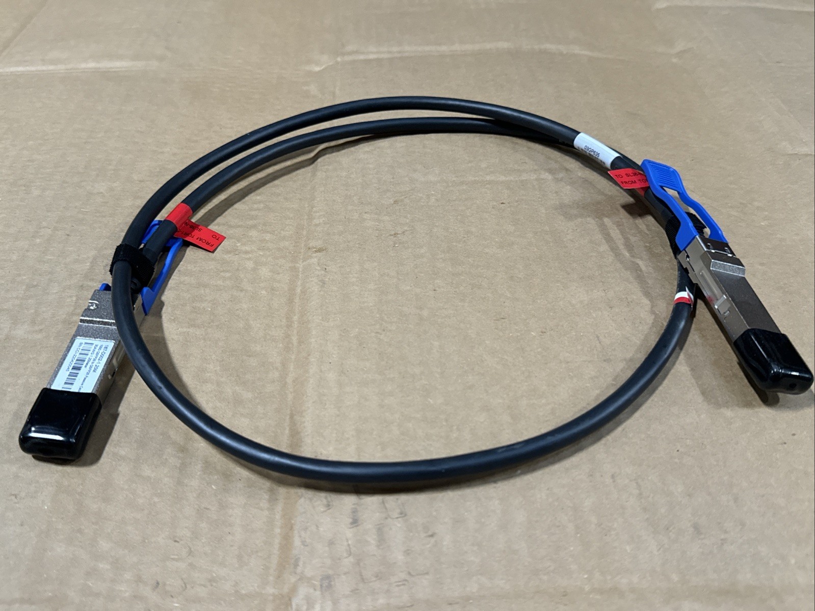 CCI 100GbE QSFP28 to QSFP28 PVC 30AWG Passive Cable 187-D002-1