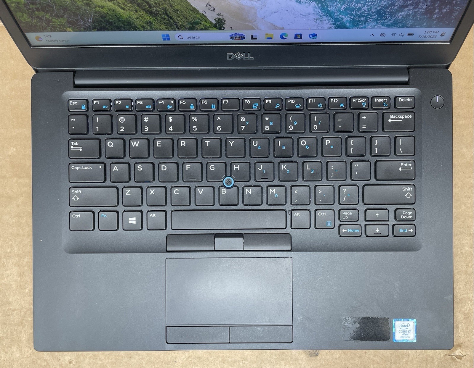 Dell Latitude 7490 Intel Core i7-8650U@1.90GHz 16GB DDR4 RAM 512GB SSD WIN 11P