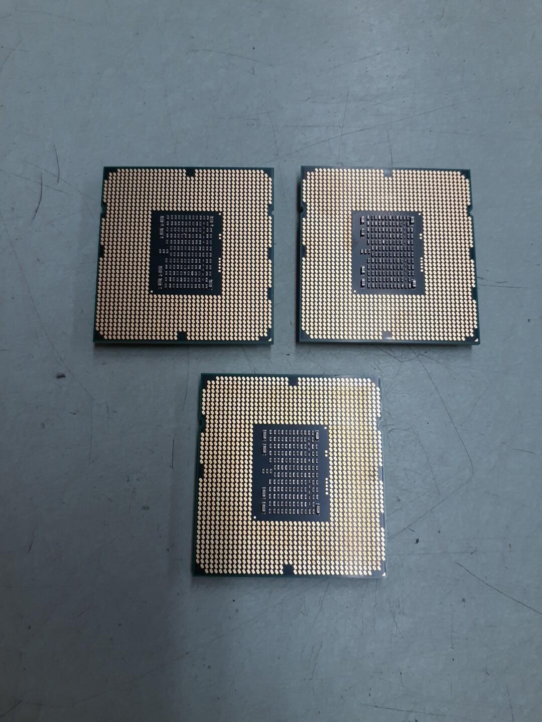 (3) Intel Xeon E5620 CPU 2.4GHz 12MB Cache 5.86GT/s LGA1366 Quad Core Proc SLBV4