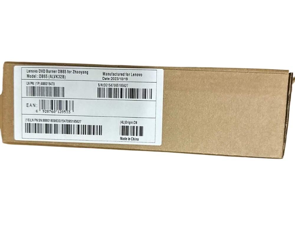 Genuine Lenovo DVD Burner DB65 9mm 8x Speed External DVD Burning Drive