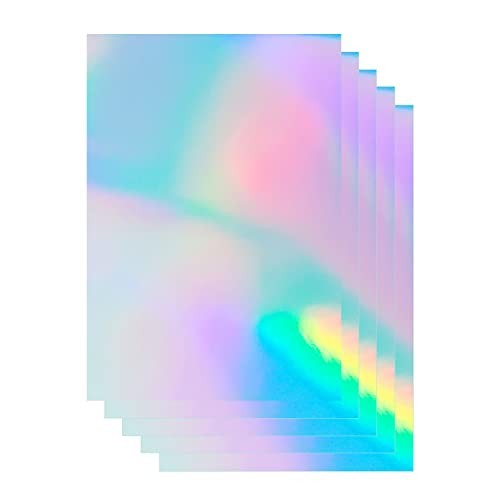 20 Sheets Printable Holographic Sticker Paper 8.5×11 inch 20 sheets holo