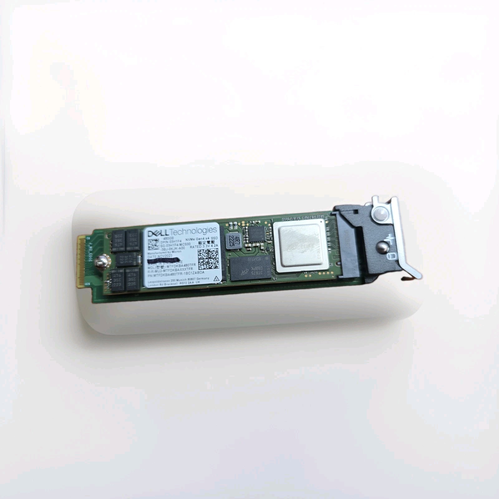 Dell BOSS-S2 Module KH121 + 480GB Micron 7450 PRO NVMe Gen4 SSD 03H1F4 100% H