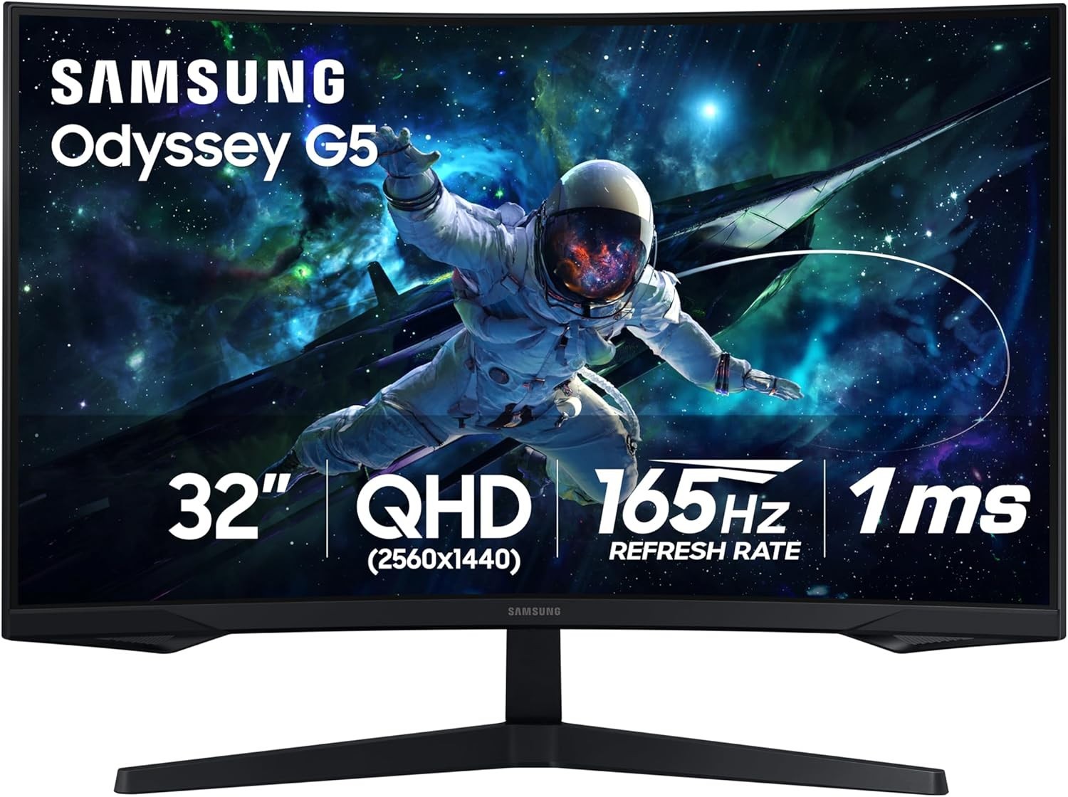 SAMSUNG LS32CG550ENXZA 32″ Odyssey G55C Series Curved Gaming Monitor